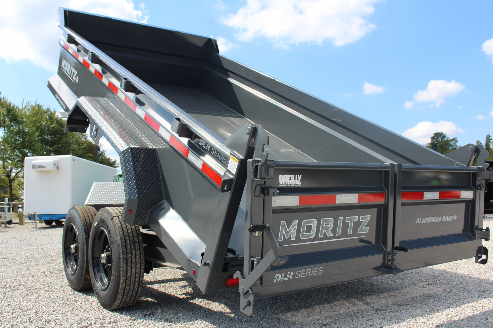 New 2026 Moritz 6' 10" x 14' Heavy Commercial DLH Series Dump Trailer - 16000# GVW