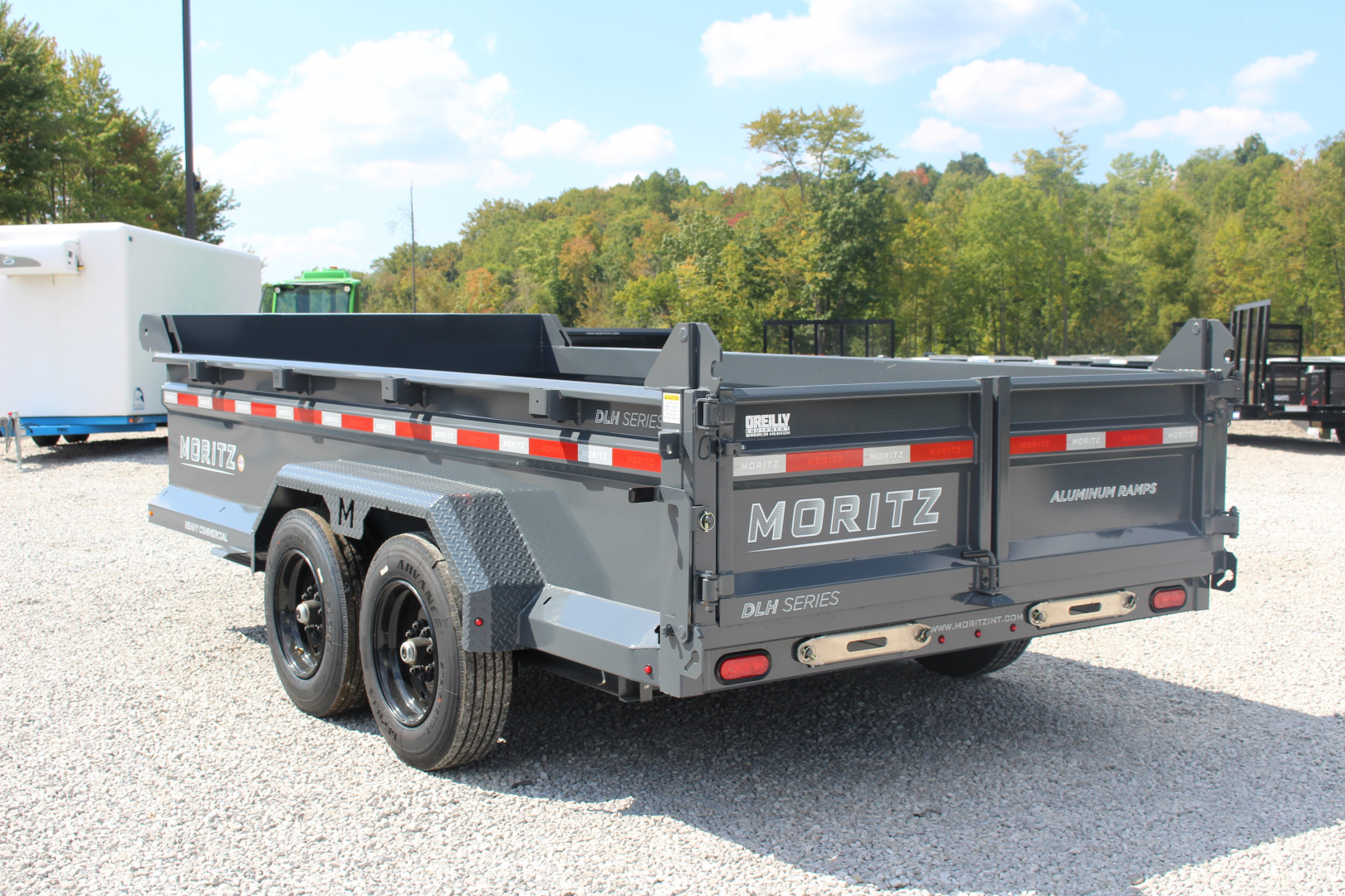 New 2026 Moritz 6' 10" x 14' Heavy Commercial DLH Series Dump Trailer - 16000# GVW