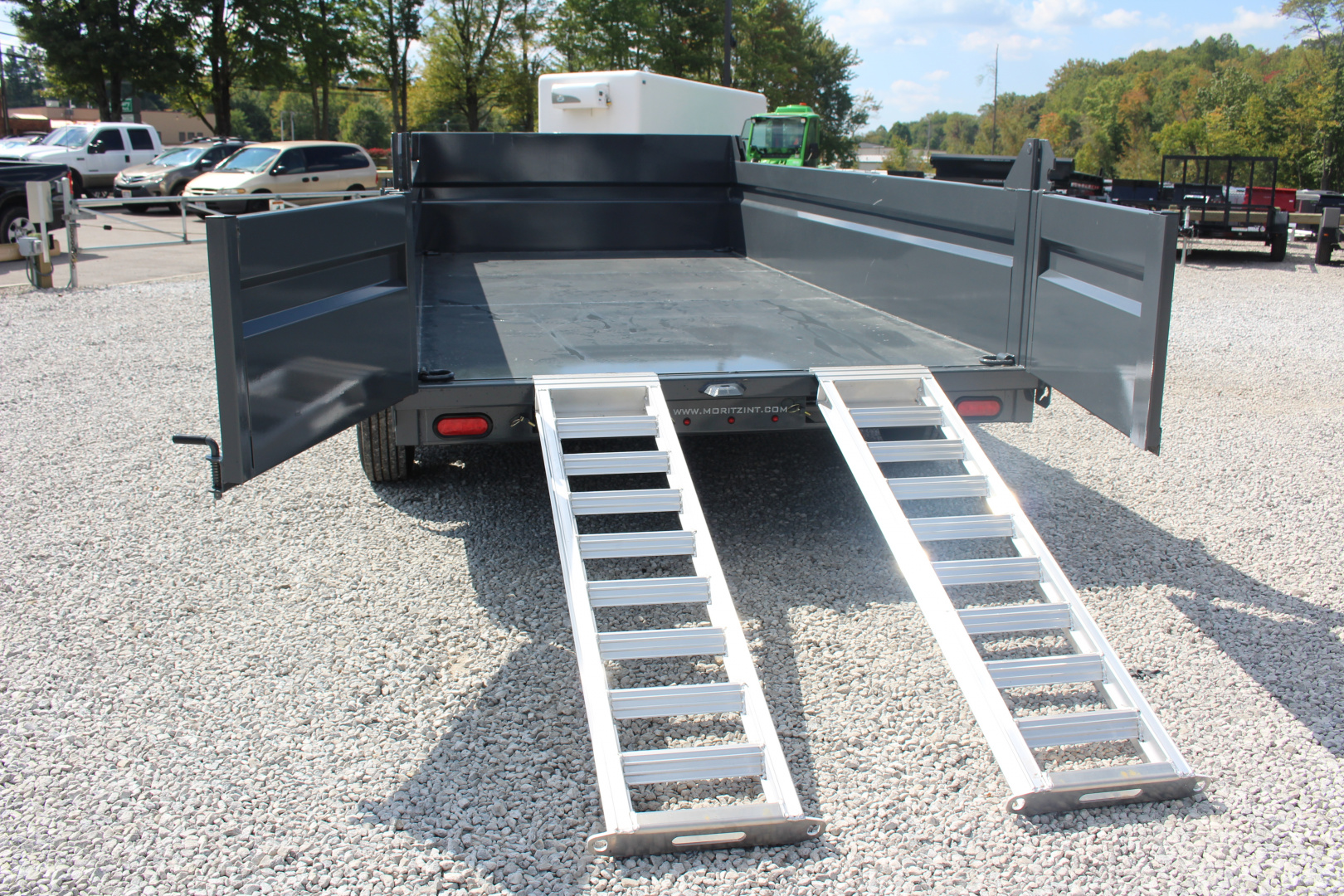 New 2026 Moritz 6' 10" x 14' Heavy Commercial DLH Series Dump Trailer - 16000# GVW