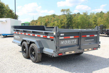 New 2026 Moritz 6' 10" x 14' Heavy Commercial DLH Series Dump Trailer - 16000# GVW