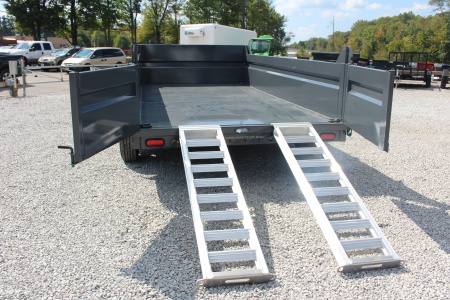 New 2026 Moritz 6' 10" x 14' Heavy Commercial DLH Series Dump Trailer - 16000# GVW