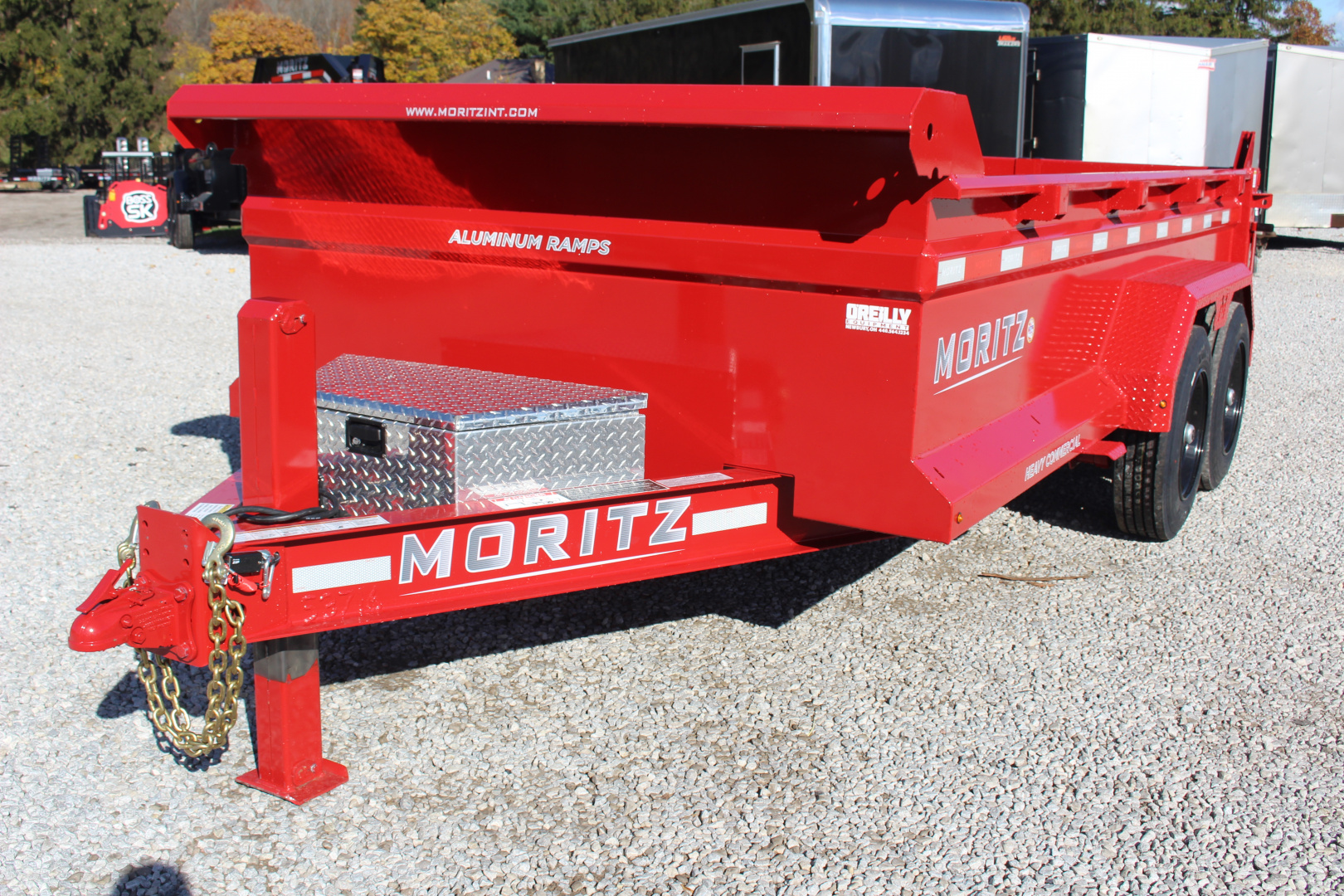 New 2026 Moritz 6' 10" x 14' Heavy Commercial DLH Series Dump Trailer - 16000# GVW
