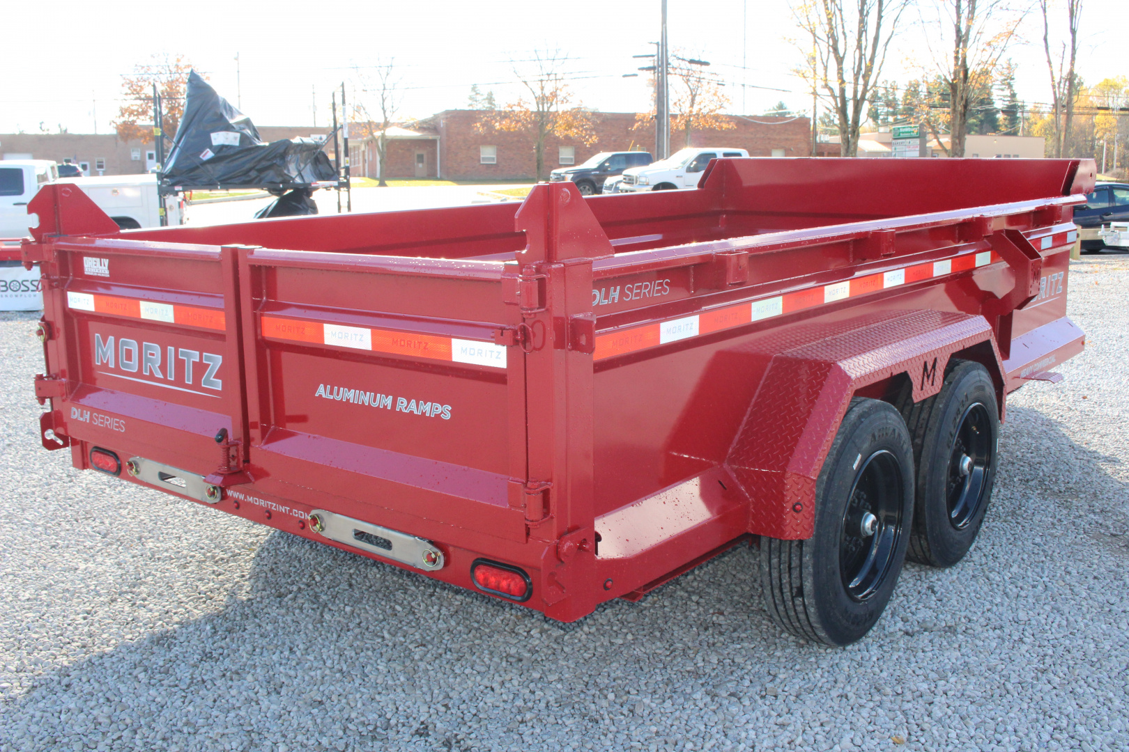 New 2026 Moritz 6' 10" x 14' Heavy Commercial DLH Series Dump Trailer - 16000# GVW