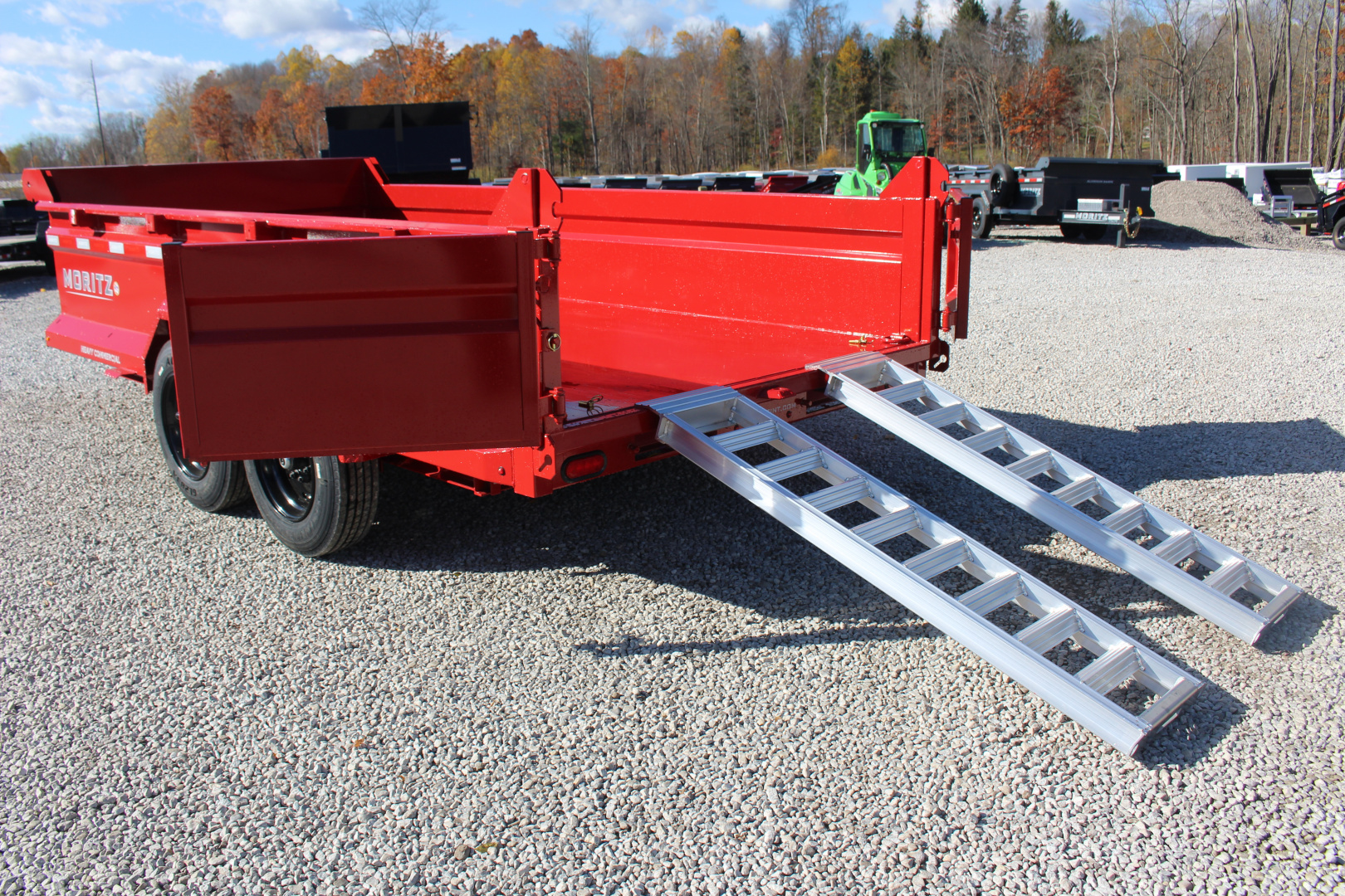 New 2026 Moritz 6' 10" x 14' Heavy Commercial DLH Series Dump Trailer - 16000# GVW