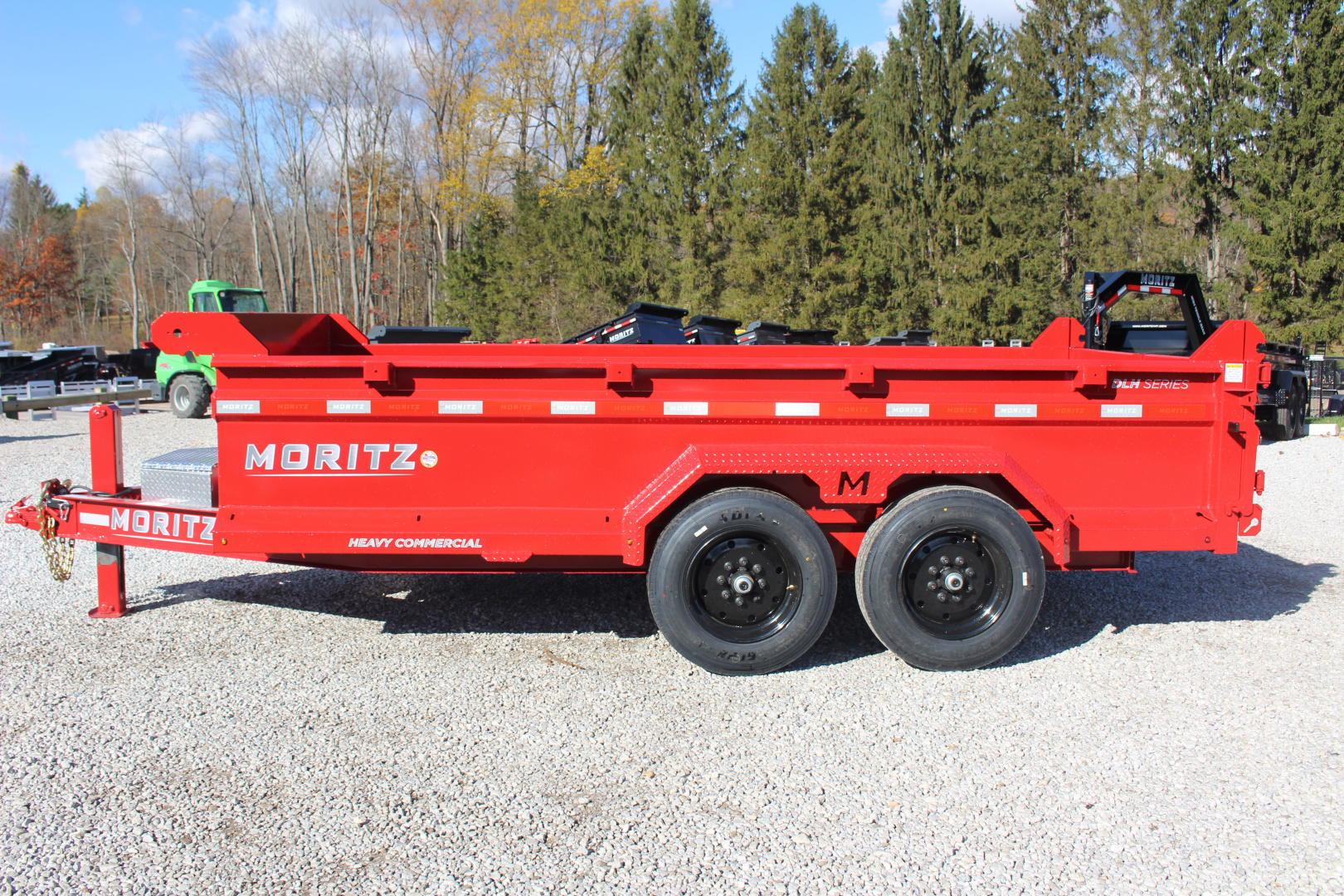 New 2026 Moritz 6' 10" x 14' Heavy Commercial DLH Series Dump Trailer - 16000# GVW