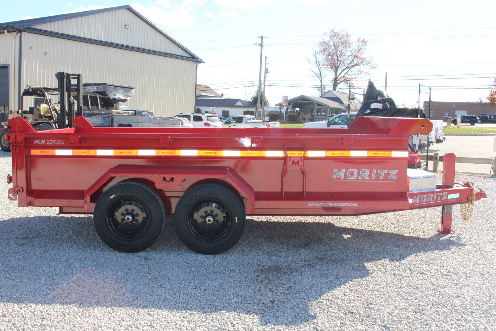 New 2026 Moritz 6' 10" x 14' Heavy Commercial DLH Series Dump Trailer - 16000# GVW