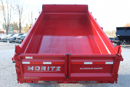 New 2026 Moritz 6' 10" x 14' Heavy Commercial DLH Series Dump Trailer - 16000# GVW