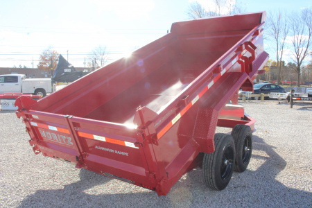 New 2026 Moritz 6' 10" x 14' Heavy Commercial DLH Series Dump Trailer - 16000# GVW