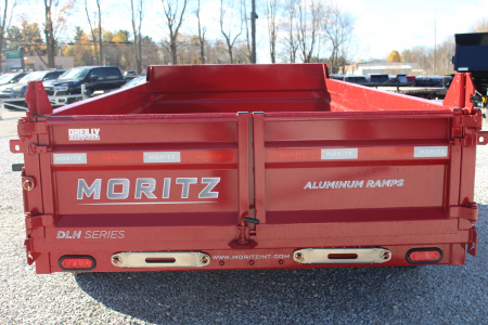 New 2026 Moritz 6' 10" x 14' Heavy Commercial DLH Series Dump Trailer - 16000# GVW