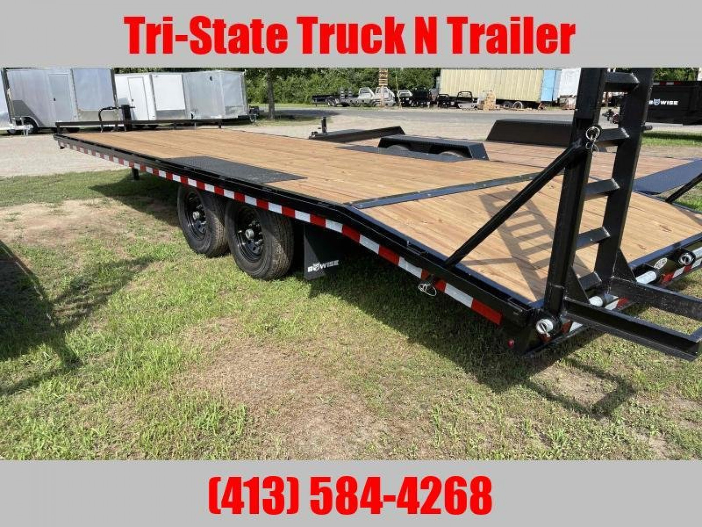 New 2026 BWISE 24' 14k Equipment Trailer