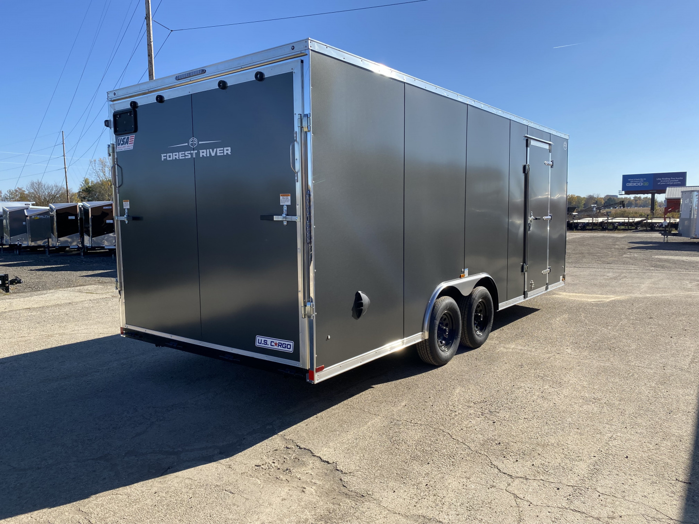 New 2026 US Cargo Scout 8.5x20 Car Hauler 10K w/7ft Interior Height Cargo / Enclosed Trailer