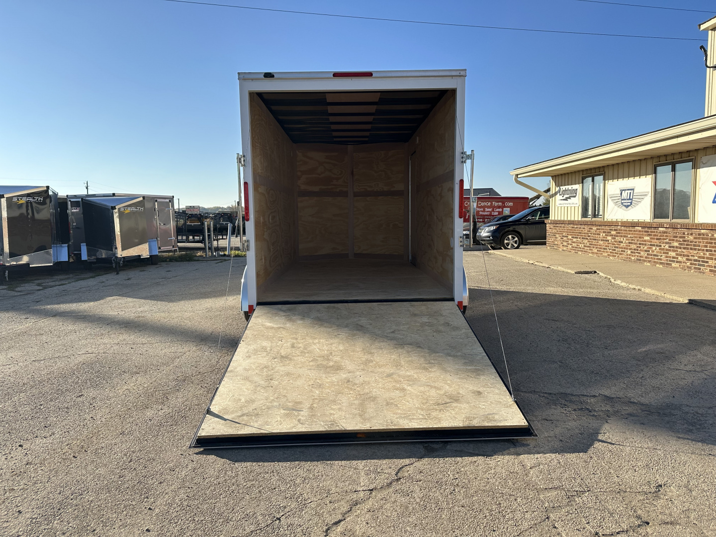 New BLACK FRIDAY DEAL ON SALE NOW - 2026 Cross Trailers 7X14 V-Nose w/Ramp Door & 7ft Interior Height Cargo / Enclosed Trailer
