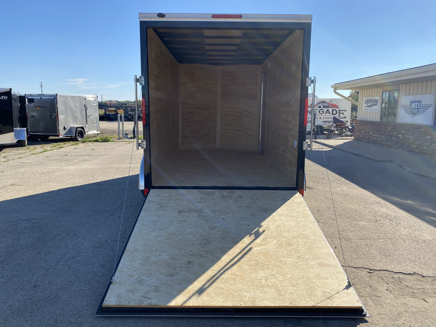 New YEAR END SALE !!! 2026 Cross Trailers 7X16 V-Nose w/Ramp Door & 7ft Interior Height Cargo / Enclosed Trailer