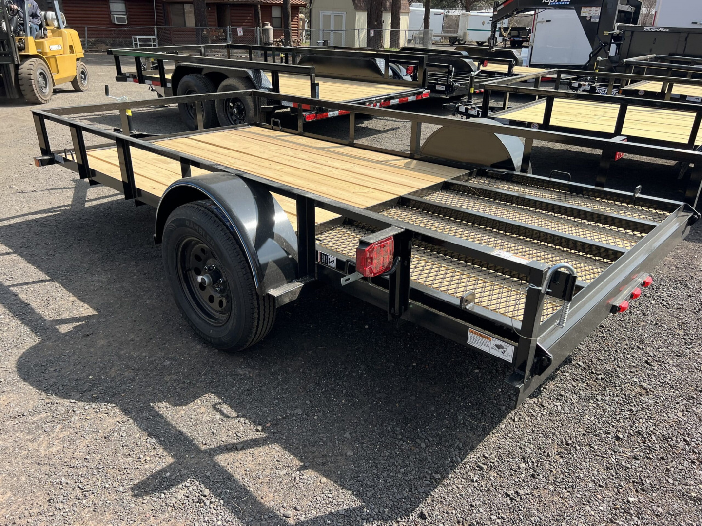 New 2026 Top Hat Trailers 6X12 Express Flatbed Utility Trailer Utility Trailer