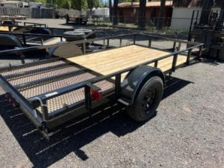New 2026 Top Hat Trailers 6X12 Express Flatbed Utility Trailer Utility Trailer