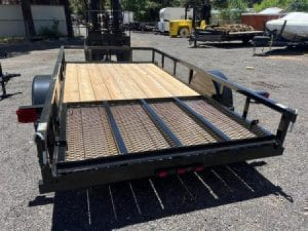 New 2026 Top Hat Trailers 6X12 Express Flatbed Utility Trailer Utility Trailer