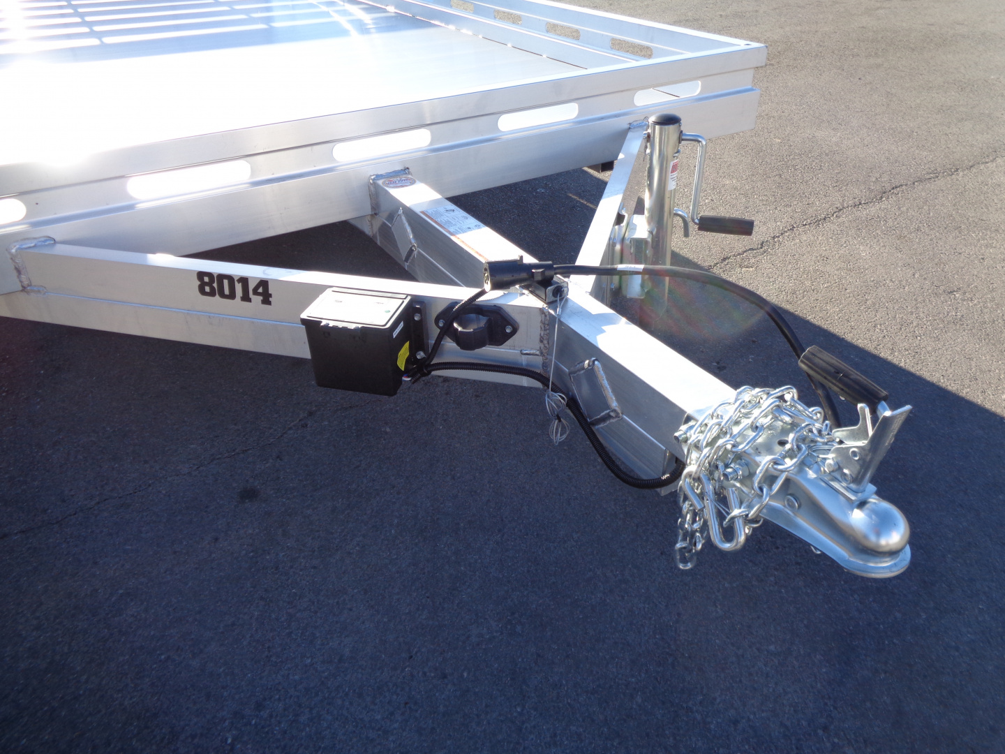 New 2026 Aluma * 8014-TG * 14Ft Single Axle ATV Trailer w/ Tailgate