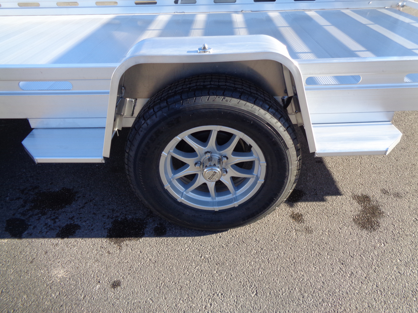 New 2026 Aluma * 8014-TG * 14Ft Single Axle ATV Trailer w/ Tailgate