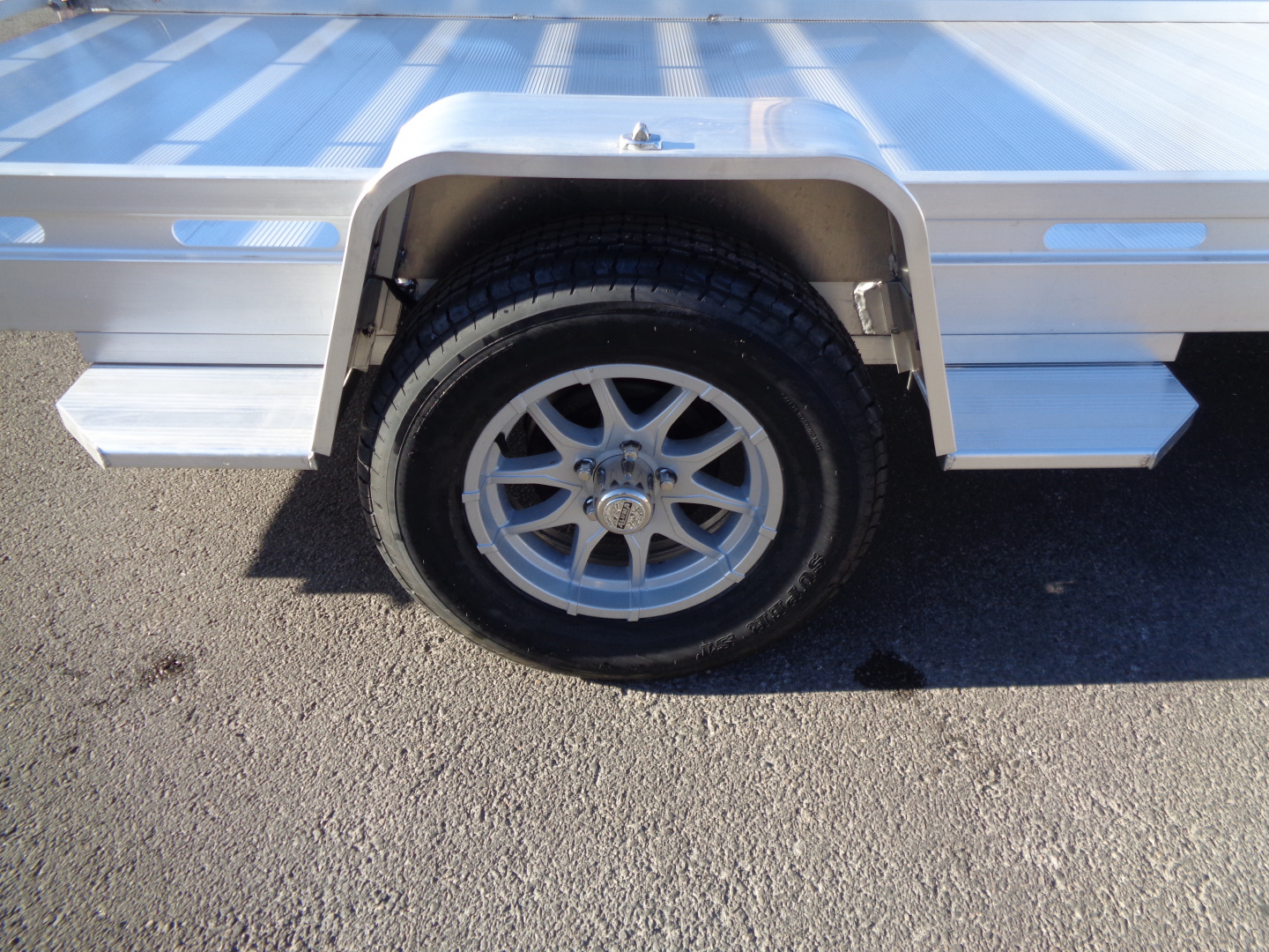 New 2026 Aluma * 8014-TG * 14Ft Single Axle ATV Trailer w/ Tailgate