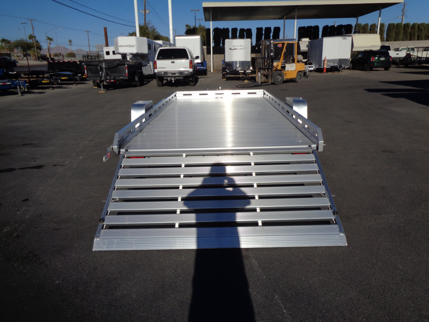 New 2026 Aluma * 8014-TG * 14Ft Single Axle ATV Trailer w/ Tailgate