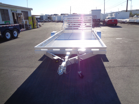 New 2026 Aluma * 8014-TG * 14Ft Single Axle ATV Trailer w/ Tailgate