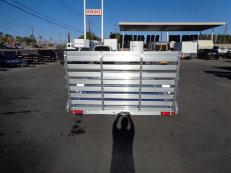 New 2026 Aluma * 8014-TG * 14Ft Single Axle ATV Trailer w/ Tailgate