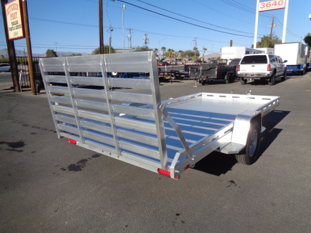 New 2026 Aluma * 8014-TG * 14Ft Single Axle ATV Trailer w/ Tailgate