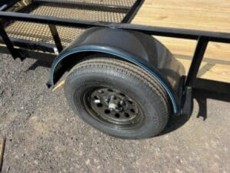 New 2026 Top Hat Trailers 6X12 Express Flatbed Utility Trailer Utility Trailer