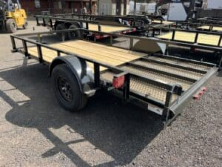 New 2026 Top Hat Trailers 6X12 Express Flatbed Utility Trailer Utility Trailer