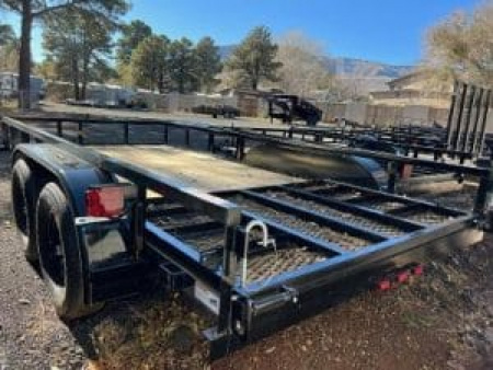 New 2026 Top Hat Trailers 77X14 LDX Flatbed Utility Trailer Utility Trailer NO BRAKES