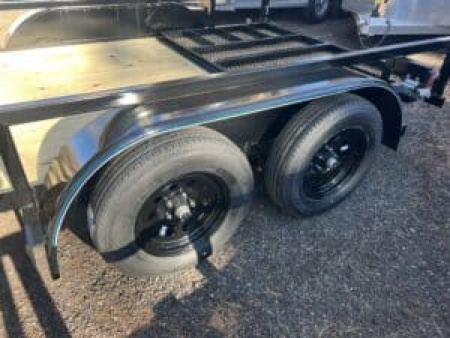 New 2026 Top Hat Trailers 77X14 LDX Flatbed Utility Trailer Utility Trailer NO BRAKES
