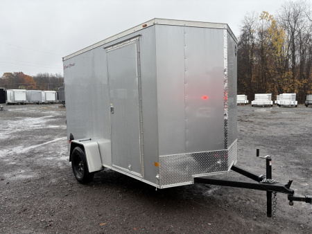 New 2026 WELLS CARGO 6x10 6'6  Interior Height Fasttrac Deluxe Cargo / Enclosed Trailer w/Ramp Door