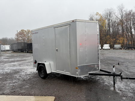 New 2026 WELLS CARGO 6x10 6'6  Interior Height Fasttrac Deluxe Cargo / Enclosed Trailer w/Ramp Door