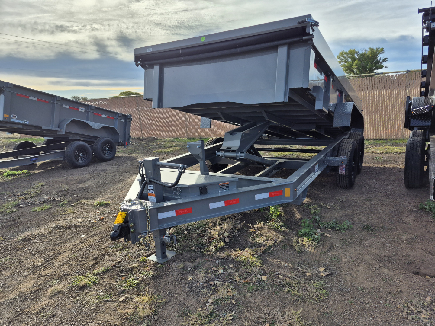 New 2026 Delco Tandem Axle Dump/14,000 GVWR/83"X14'