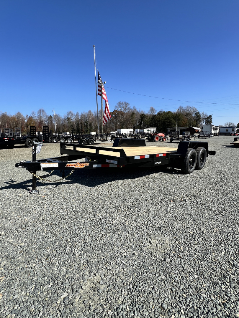 New 2026 Down 2 Earth Trailers 16ft 7K w/ Wood Deck Carhauler Car / Racing Trailer