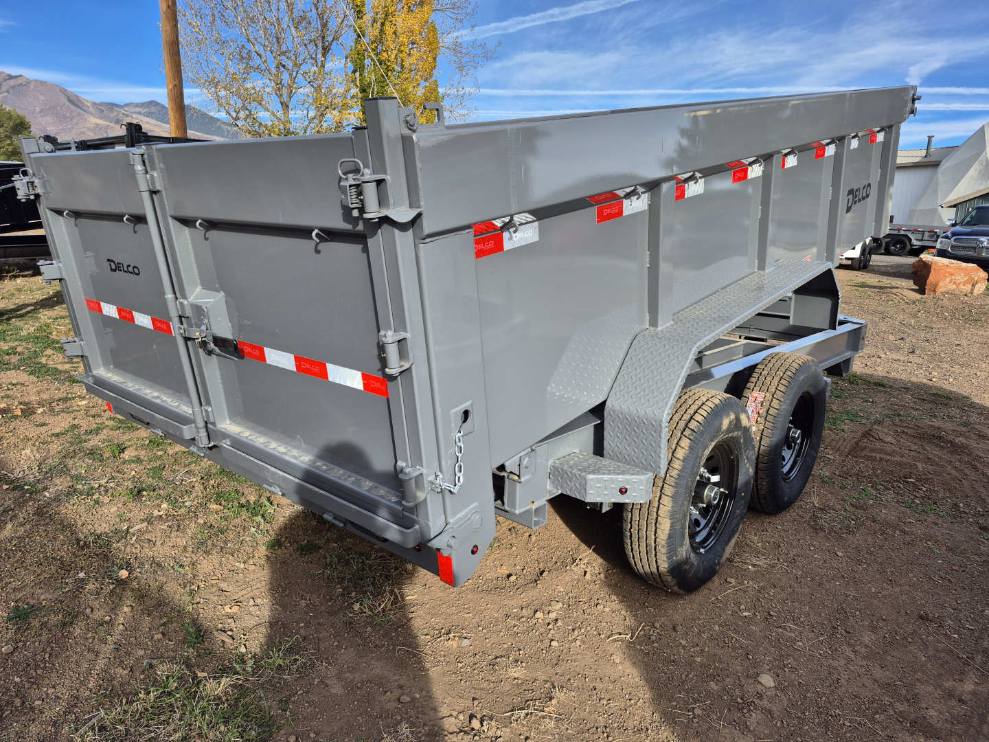 New 2026 Delco Tandem Axle Dump/14,000 GVWR/83"X14'