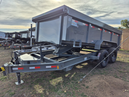 New 2026 Delco Tandem Axle Dump/14,000 GVWR/83"X14'