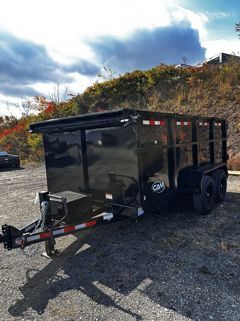 New 2026 CAM SUPERLINE 6'10" x 14 HD Lo Pro High Side Equip Dump Trailer