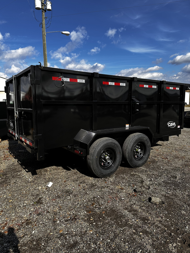 New 2026 CAM SUPERLINE 6'10" x 14 HD Lo Pro High Side Equip Dump Trailer