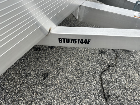 New 2026 BEAR TRACK ALUMINUM 76"X144" SINGLE AXLE UTILITY TRAILER