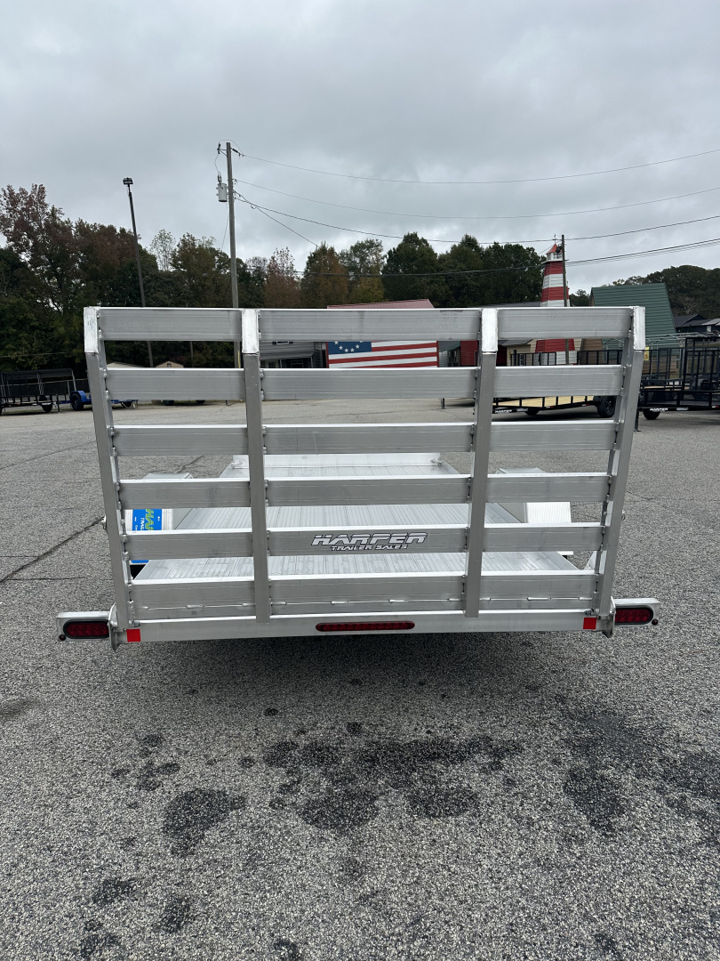 New 2026 BEAR TRACK ALUMINUM 76"X144" SINGLE AXLE UTILITY TRAILER