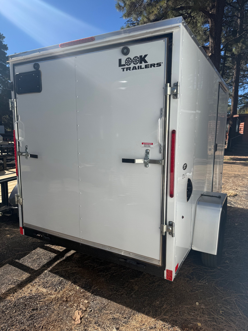 New 2026 Look Trailers 6X12 Enclosed Cargo Trailer 6' Tall Rear ramp Door - 133842