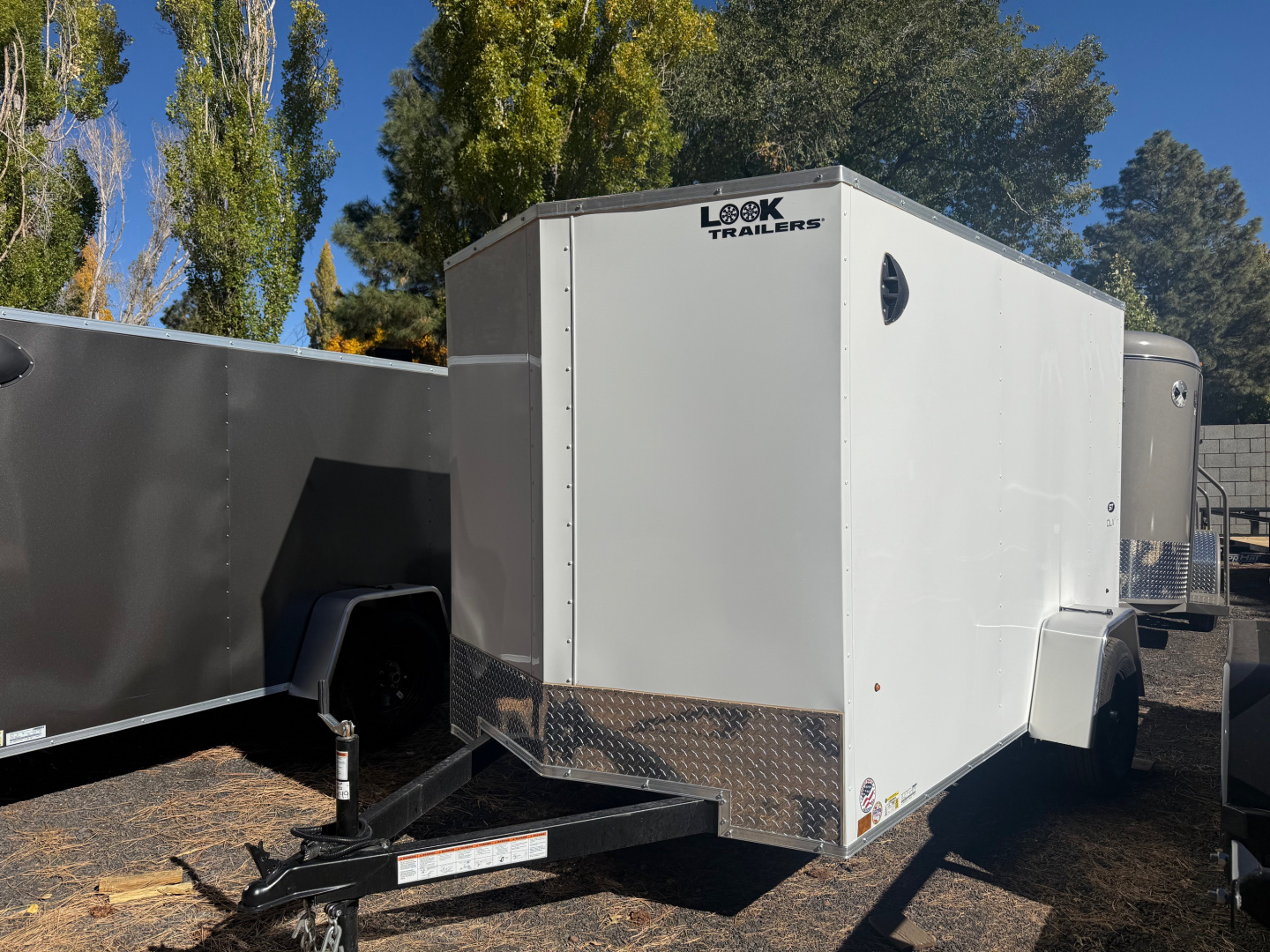 New 2026 Look Trailers 6X12 Enclosed Cargo Trailer 6' Tall Rear ramp Door - 133842