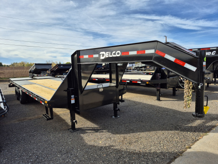 New 2026 Delco Gooseneck Tandem Axle Low Pro Dual/20,000 GVWR/102 X25'