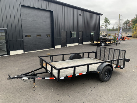 Used USED* 2018 Down 2 Earth 6X12 Utility Trailer/ Beaver Tail - 2990gvw