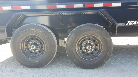 New 2026 PJ 83"x14' GN Tandem Axle Low Pro Telescopic Dump w/ 24" Sides – DT