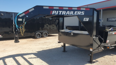 New 2026 PJ 83"x14' GN Tandem Axle Low Pro Telescopic Dump w/ 24" Sides – DT