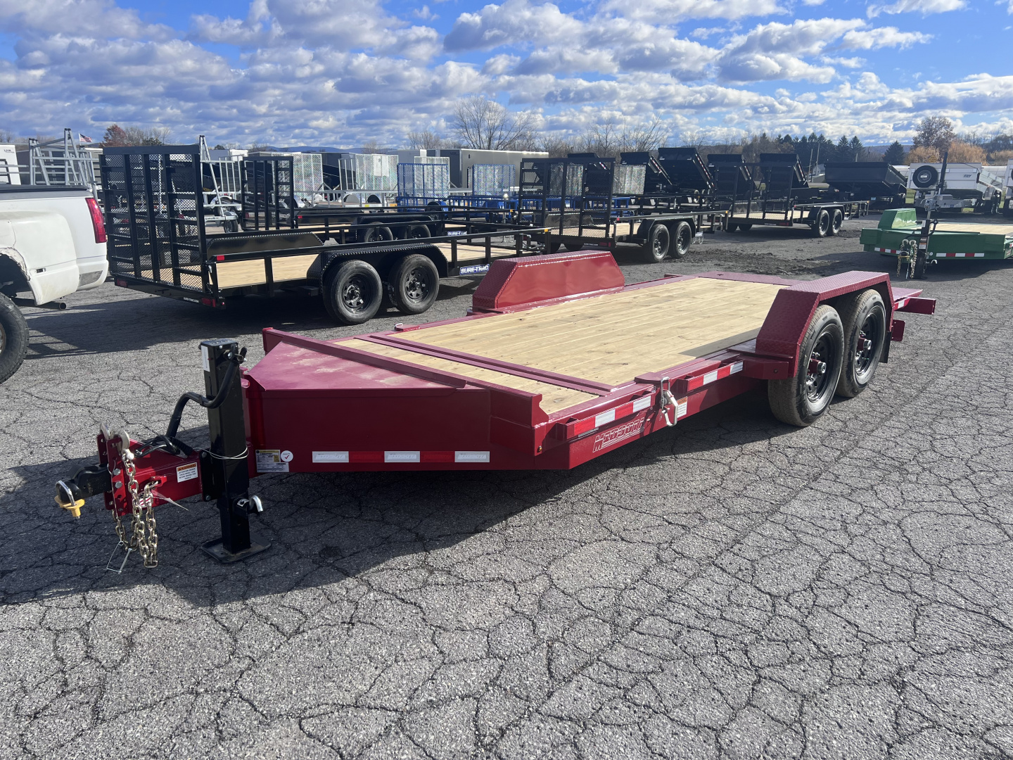 New 2026 Midsota 7X16+2 15.4K TILT Equipment Trailer