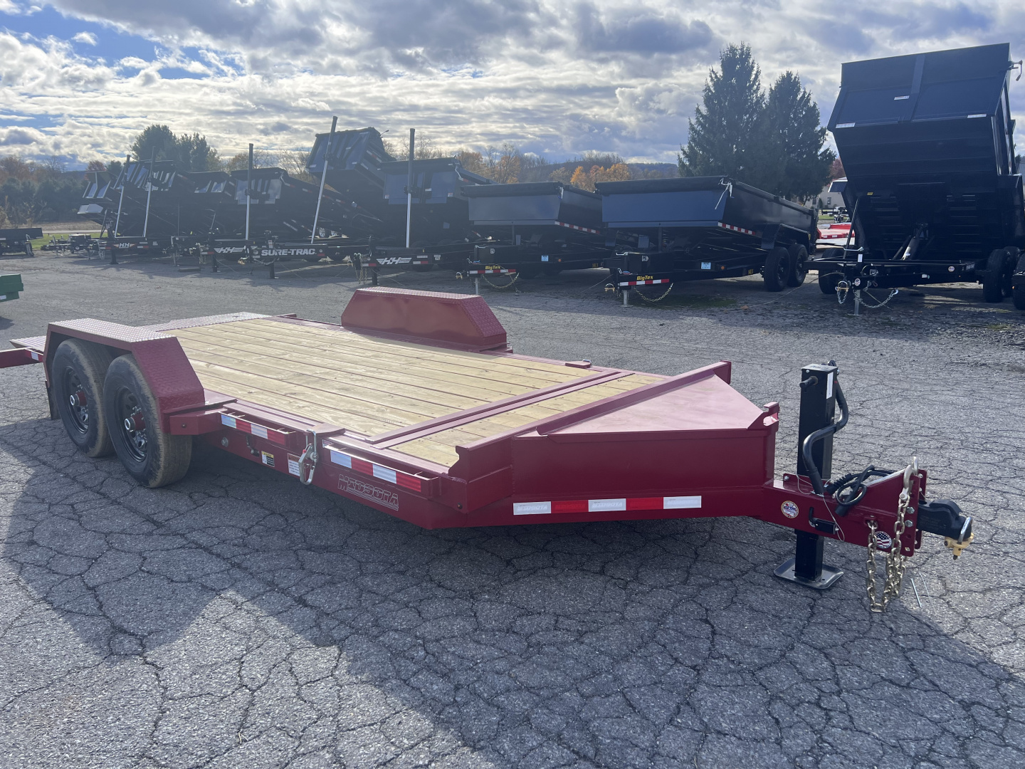 New 2026 Midsota 7X16+2 15.4K TILT Equipment Trailer