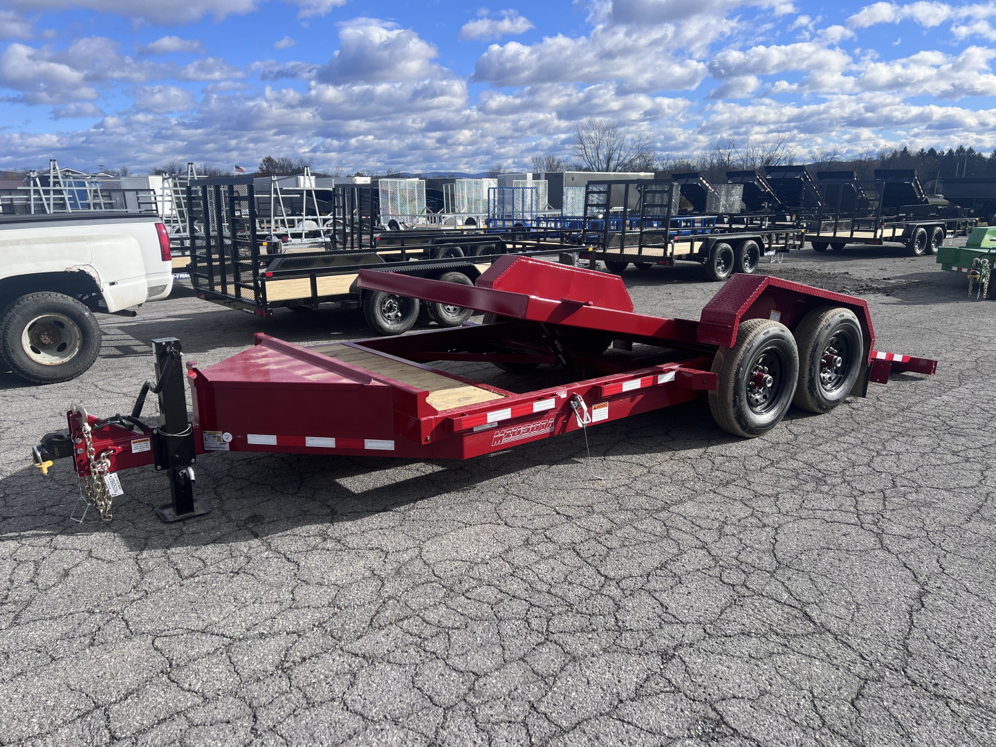 New 2026 Midsota 7X16+2 15.4K TILT Equipment Trailer